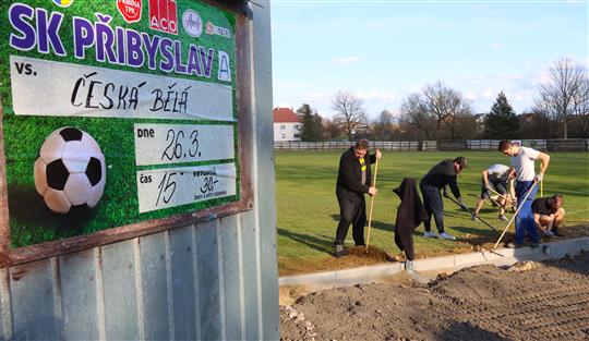 Fotbalisté netrénovali, mysleli na pohodlí diváků SK Přibyslav