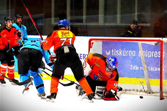 Hokejisté HC Přibyslav do finále neprošli, hrát budou o bronz - únor 2024