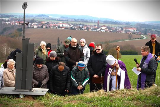 Žehnání křížové cesty v Přibyslavi 2.4.2023